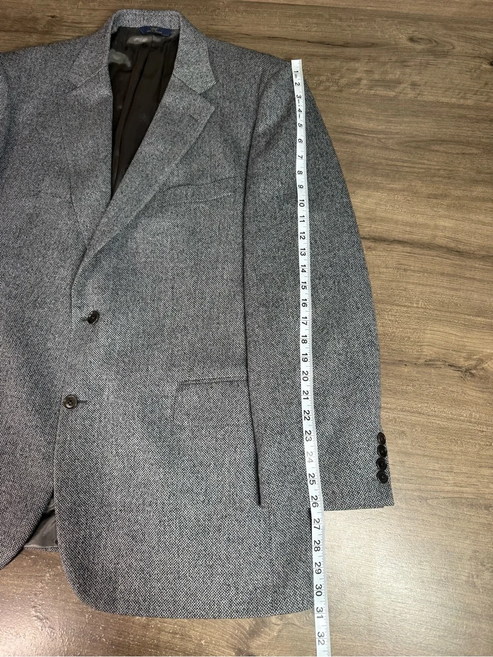 Brooks Brothers 346 Men’s 100% Wool Two Button Big & Tall Sports Coat Blazer 48L